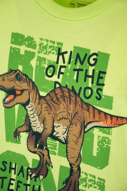 CAMISETA DE MIC MANGA CORTA VERDE PARA NIÑO