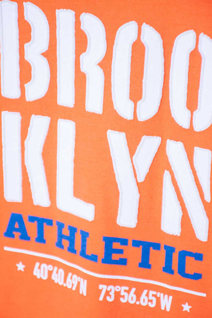 CAMISETA DE MIC MANGA CORTA NARANJA PARA NIÑO