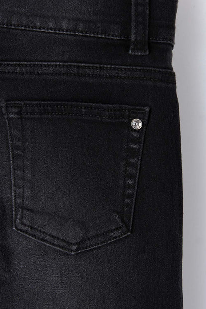 JEAN MIC CON BOLSILLO DELANTEROS BLACK DENIM PARA NIÑO
