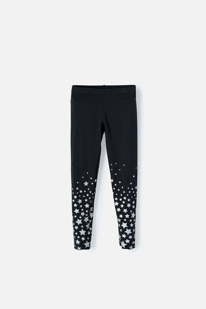 JOGGER MIC ESTAMPADO NEGRO PARA NIÑA
