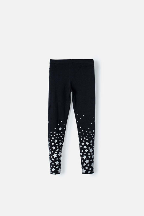 JOGGER MIC ESTAMPADO NEGRO PARA NIÑA