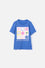 CAMISETA DE MIC MANGA CORTA MORADA PARA NIÑA