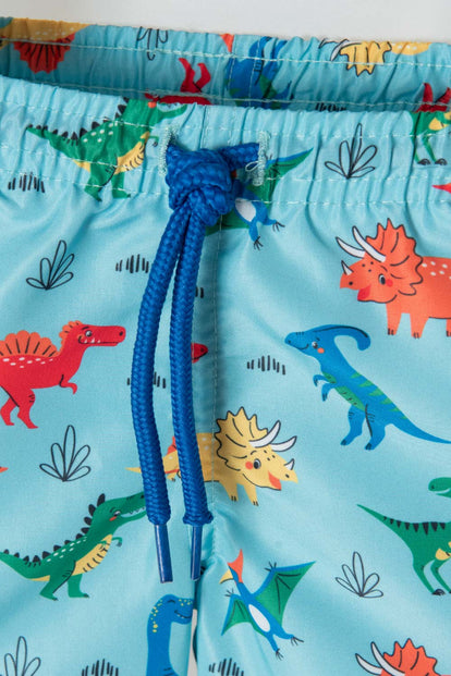 CONJUNTO DE BAÑO LITTLEMIC MANGA LARGA NARANJA Y AZUL PARA BEBÉ NIÑO