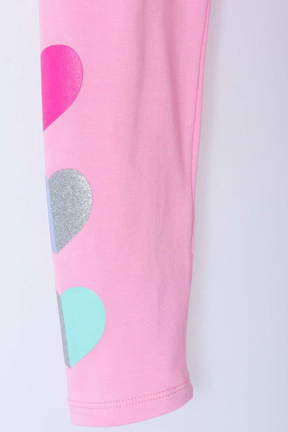 LEGGING DE MIC CON ESTAMPADO ROSADO PARA NIÑA