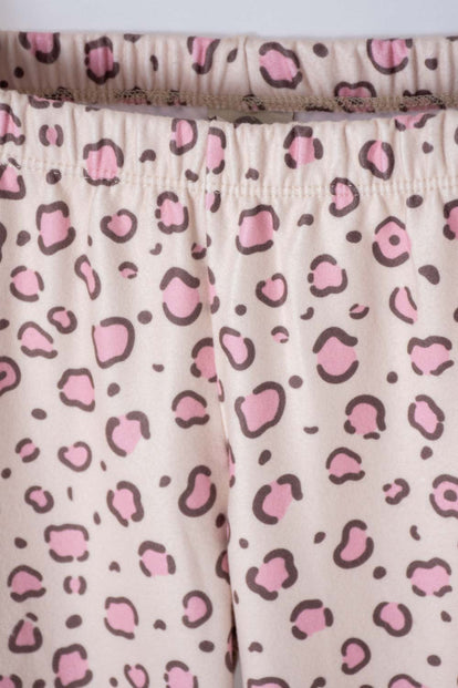 PIJAMA DE MIC CON PANTALÓN LARGO  PALO DE ROSA PARA NIÑA