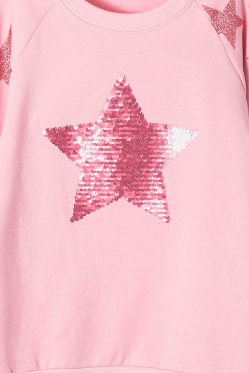 BUZO DE MIC CERRADO PALO DE ROSA PARA NIÑA