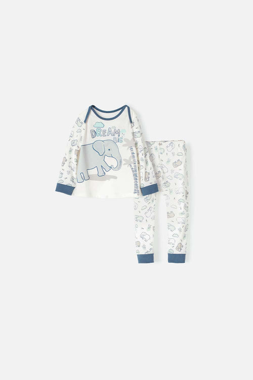 PIJAMA DE LITTLEMIC CON PANTALÓN LARGO MULTICOLOR PARA BEBÉ NIÑO