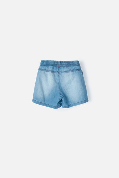 SHORT DE LITTLEMIC INDIGO CLARO PARA NIÑA 2T A 5T