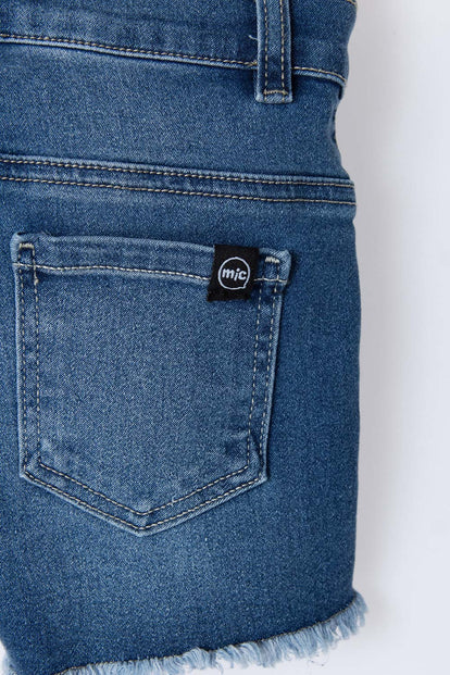 SHORT DE MIC INDIGO MEDIO PARA NIÑA