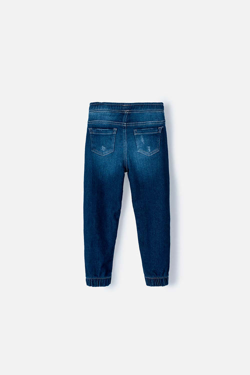 JOGGER DE LITTLEMIC INDIGO MEDIO PARA NIÑO 2T A 5T