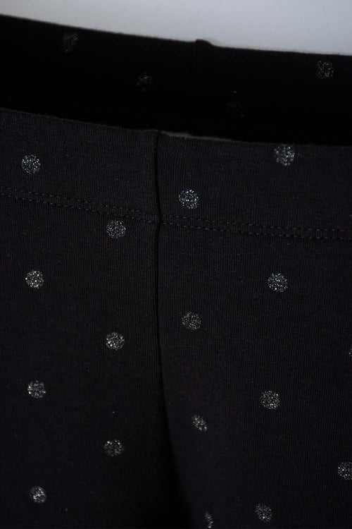 LEGGING DE MIC CON CINTURA ELASTICA NEGRO PARA NIÑA