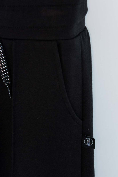 JOGGER DE MIC CON CORDÓN NEGRO PARA NIÑA