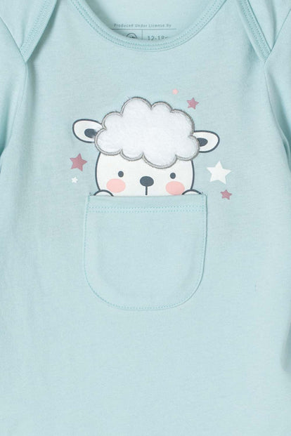 CONJUNTO LITTLEMIC CON BODY Y PANTALÓN PARA BEBÉ NIÑA