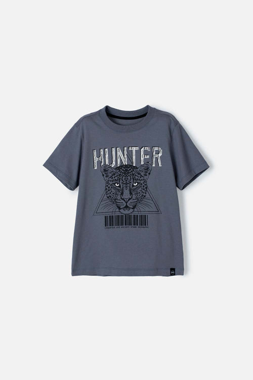 CAMISETA DE MIC MANGA CORTA GRIS DE NIÑO