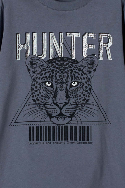 CAMISETA DE MIC MANGA CORTA GRIS DE NIÑO