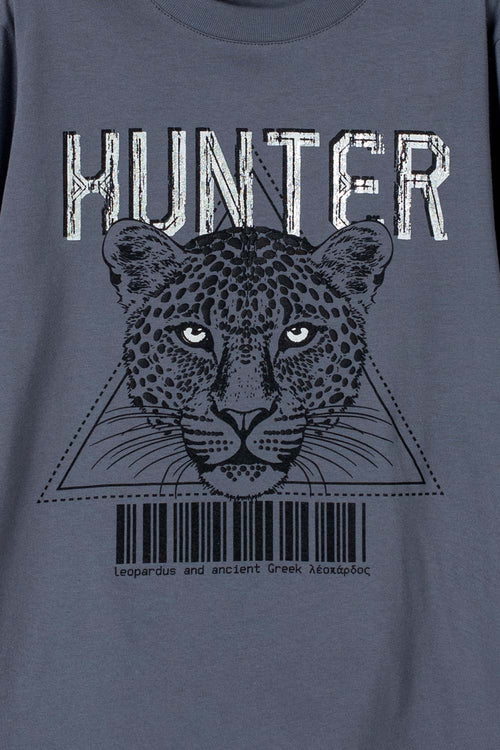 CAMISETA DE MIC MANGA CORTA GRIS DE NIÑO