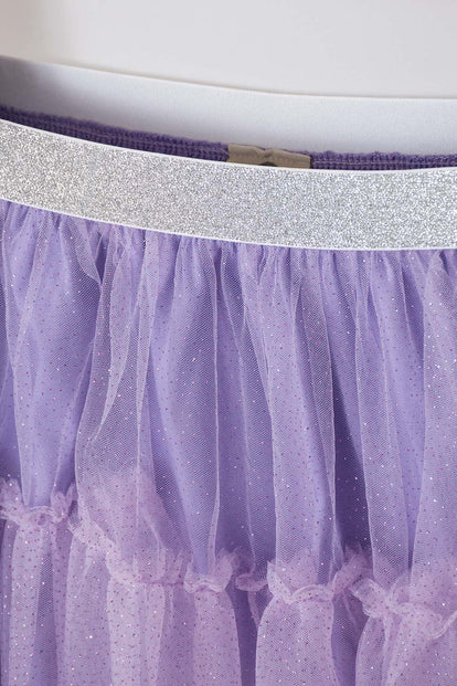 FALDA DE MIC, TIPO TUTU LILA PARA NIÑA