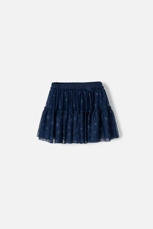 FALDA DE MIC TIPO TUTÚ AZUL PARA NIÑA