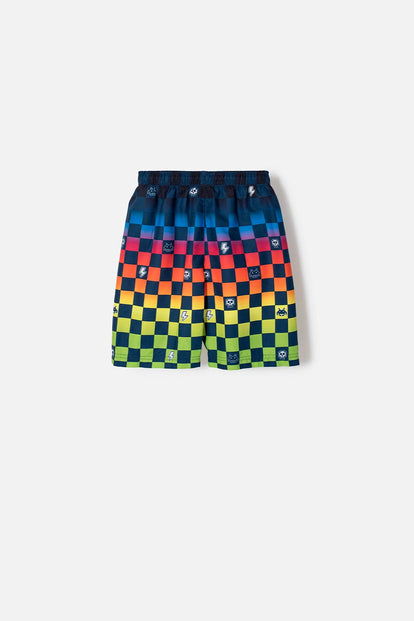 PANTALONETA DE BAÑO MIC MULTICOLOR CON PRETINA ELÁSTICA PARA NIÑO