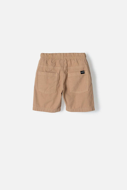 BERMUDA DE LITTLEMIC CON CORDON CAKI PARA NIÑO 2T A 5T