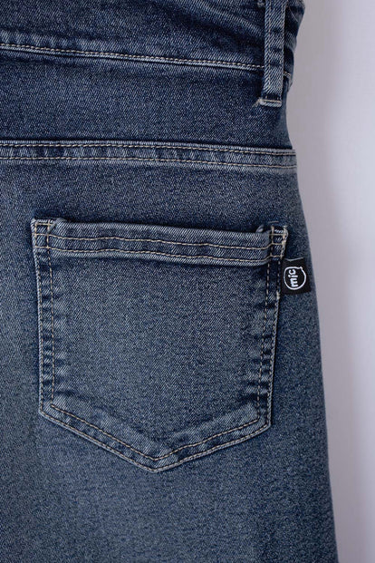 JEAN DE MIC CON BOLSILLOS AZUL MEDIO PARA NIÑO