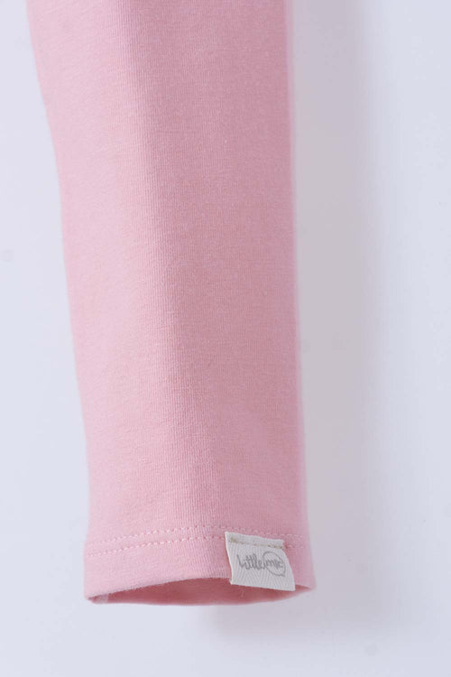 Card slide image -  LEGGINS X2 DE LITTLEMIC NEGRO Y PALO DE ROSA  PARA NIÑA 2T A 5T