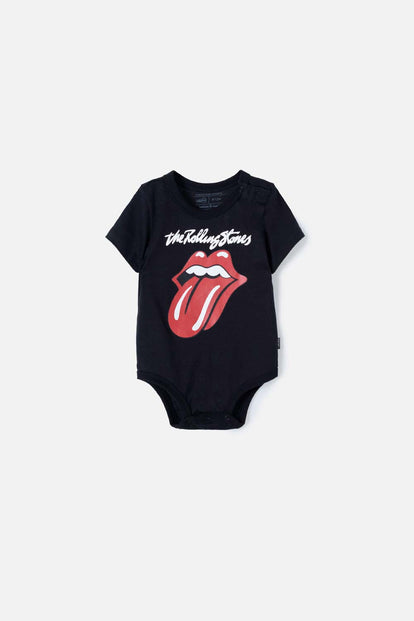BODY DE THE ROLLING STONES NEGRO MANGA CORTA UNISEX