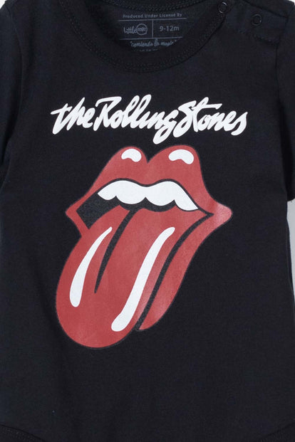BODY DE THE ROLLING STONES NEGRO MANGA CORTA UNISEX