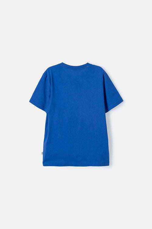 CAMISETA MIC AZUL MANGA CORTA PARA NIÑA