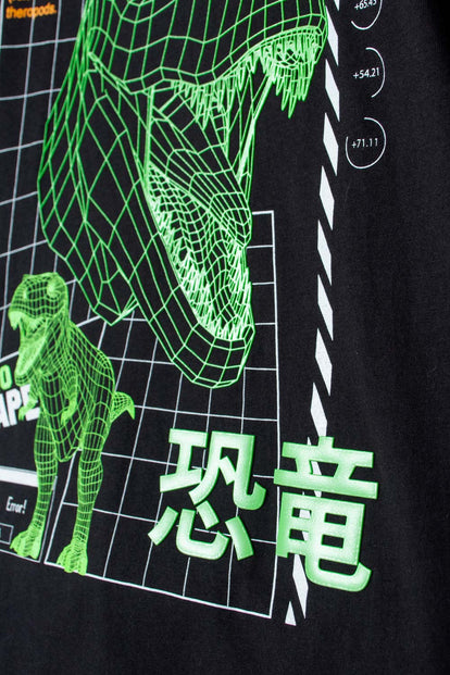 CAMISETA MIC NEGRA ESTAMPADA PARA NIÑO