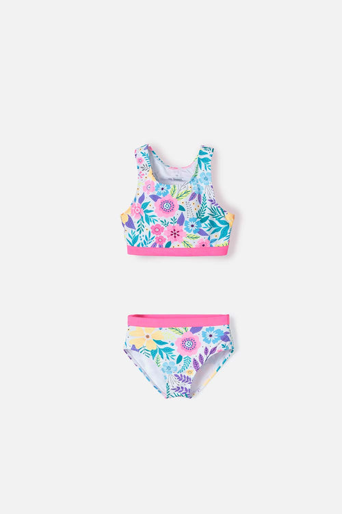 CONJUNTO DE BAÑO DE MIC MULTICOLOR PARA NIÑA