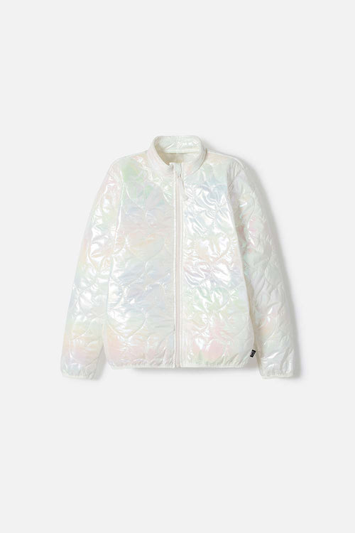 CHAQUETA DE MIC CON CIERRE MULTICOLOR PARA NIÑA