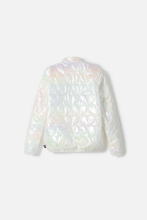 CHAQUETA DE MIC CON CIERRE MULTICOLOR PARA NIÑA