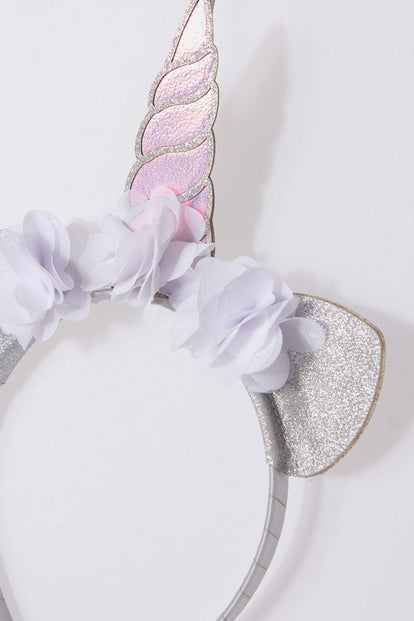 CAMISETA DE LITTLEMIC CON DIADEMA MULTICOLOR PARA NIÑA 2T A 5T