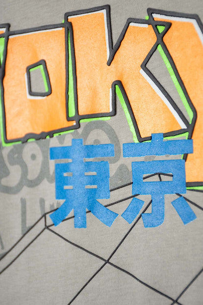 CAMISETA MIC VERDE ESTAMPADA PARA NIÑO