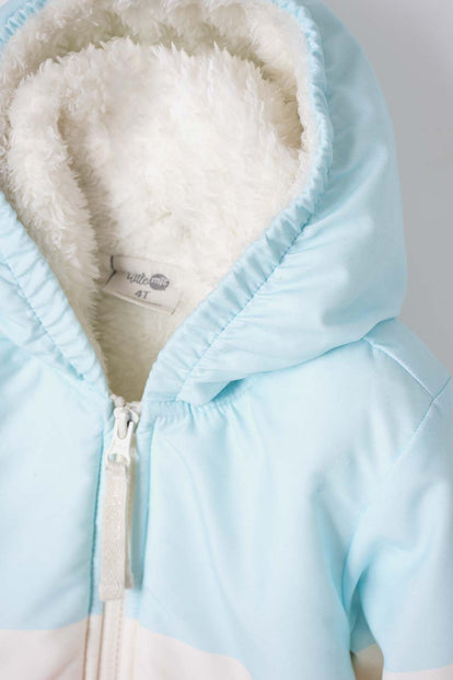 CHAQUETA DE LITTLEMIC CON CAPUCHA MULTICOLOR PARA NIÑA 2T A 5T