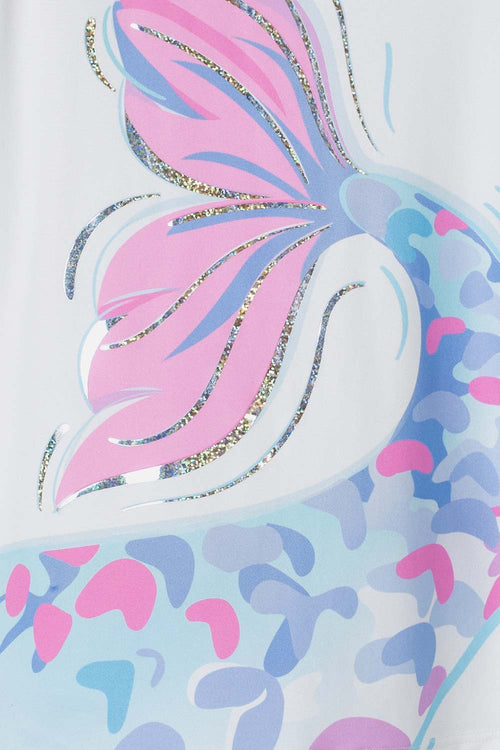 CONJUNTO MIC MULTICOLOR CON FALDA TIPO TUTÚ PARA NIÑA