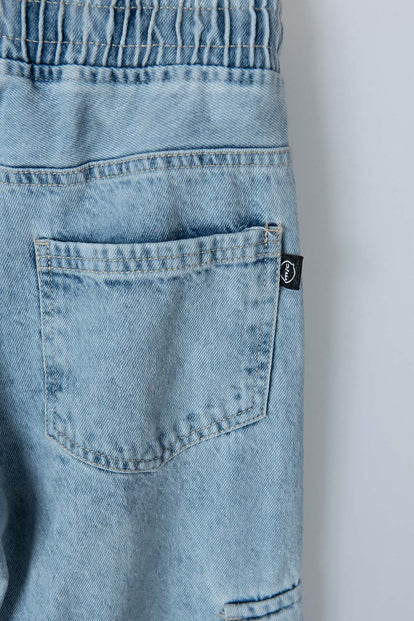 JEAN DE MIC AZUL CLARO PARA NIÑA