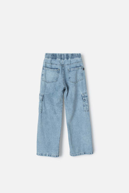 JEAN DE MIC AZUL CLARO PARA NIÑA