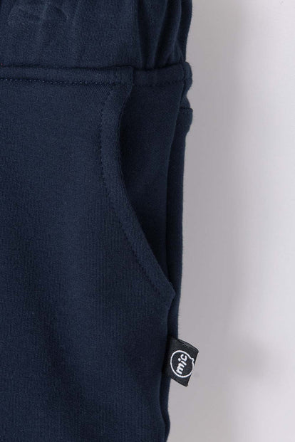 SHORT MIC AZUL CON PRETINA ELÁSTICA PARA NIÑA