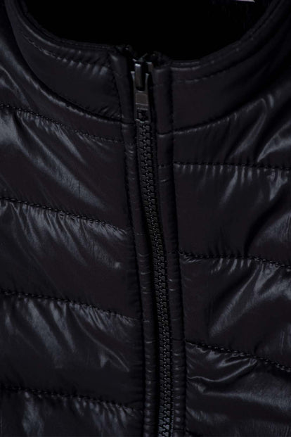 CHALECO DE MIC CON CIERRE FRONTAL NEGRO PARA NIÑO