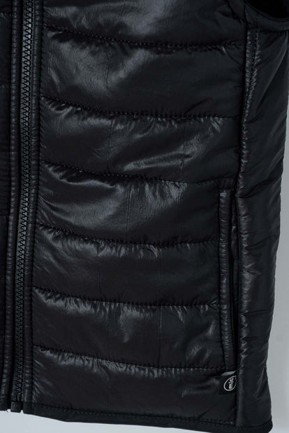 CHALECO DE MIC CON CIERRE FRONTAL NEGRO PARA NIÑO