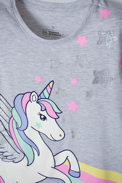 CAMISETA DE MIC MANGA CORTA PARA NIÑA