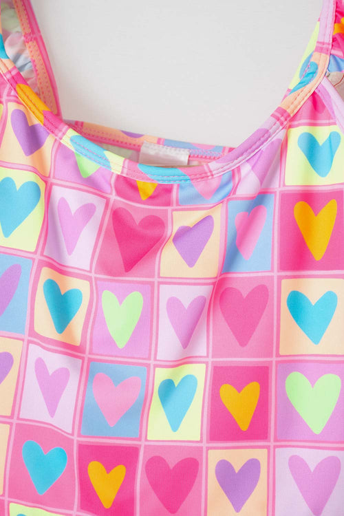 VESTIDO DE BAÑO MIC DOS PIEZAS MULTICOLOR PARA NIÑA