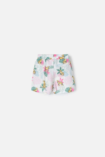 SHORT DE LITTLEMIC CORTO MULTICOLOR PARA NIÑA 2T A 5T