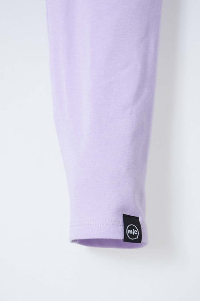 PACK X2 LEGGINS DE MIC LAVANDA Y AZUL PARA NIÑA