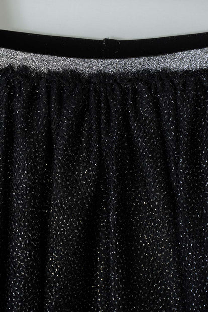 FALDA DE MIC TIPO TUTÚ NEGRA PARA NIÑA