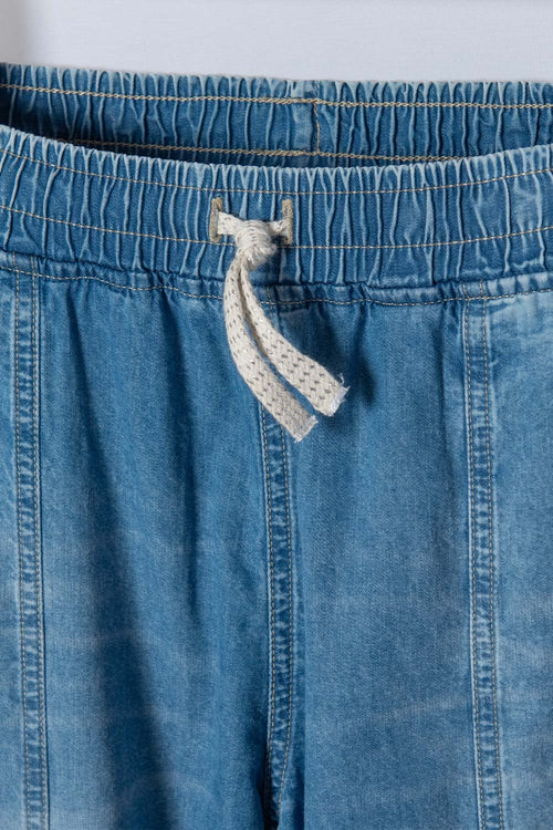 JEAN DE MIC AMPLIO AZUL INDIGO PARA NIÑA