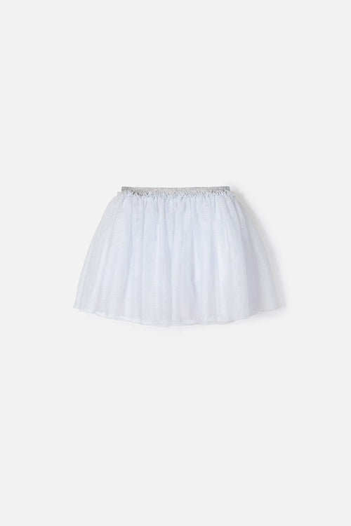 FALDA DE MIC CORTA BLANCO PARA NIÑA