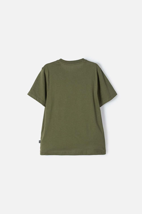 CAMISETA DE MIC MANGA CORTA VERDE PARA NIÑO